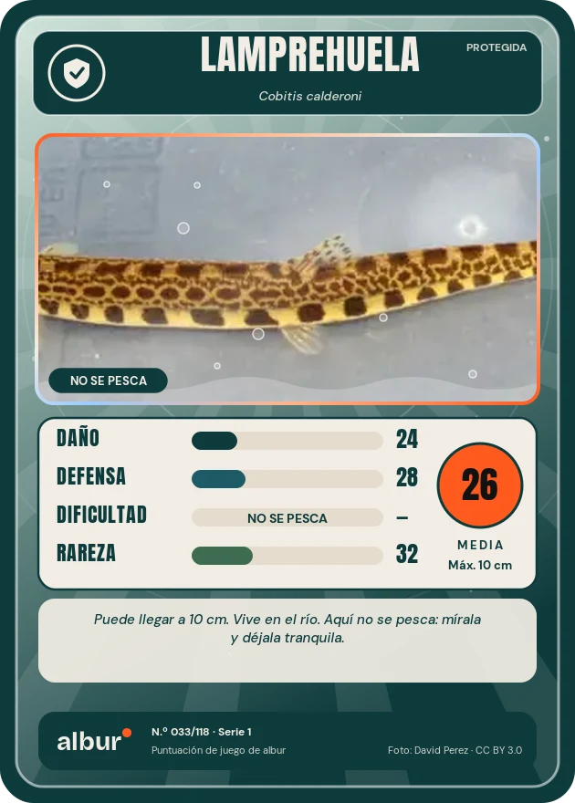 Carta de albur: Lamprehuela